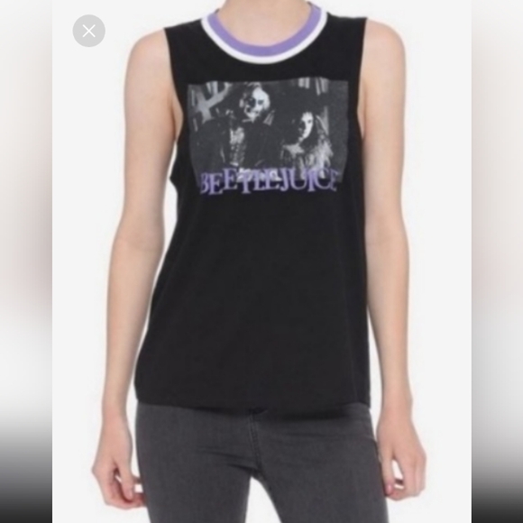 NWT Beetlejuice tank top size women's medium - Picture 2 of 6